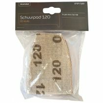 Schuurpad P120 (tbv. Onderdeurtje) 10 st