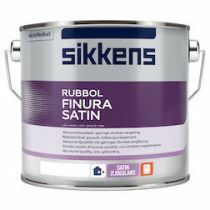 Sikkens rubbol finura satin (wit) 2,5 ltr