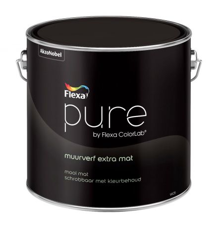 Flexa Pure Muurverf Extra Mat (donkere kleuren) 2, main product photo