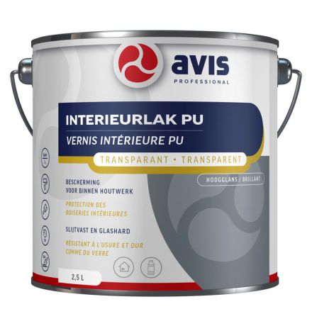 Avis Interieurlak PU Zijdeglans 2,5 liter main product photo