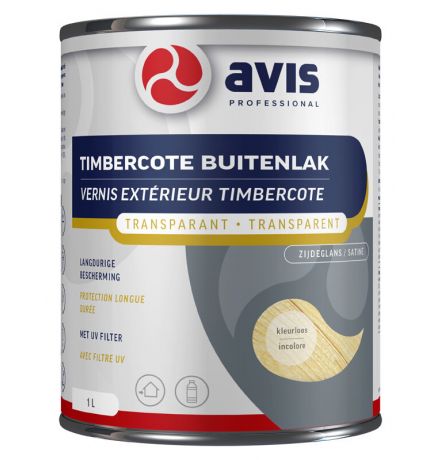 Avis Timbercote Buitenlak Zijdeglans 1l main product photo