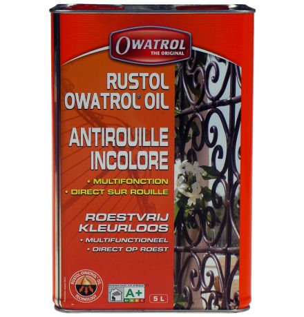 owatrol rustol olie puur (blank) 5 ltr main product photo