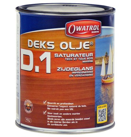 owatrol deks olje d1 olie (transparant) (1ltr) main product photo