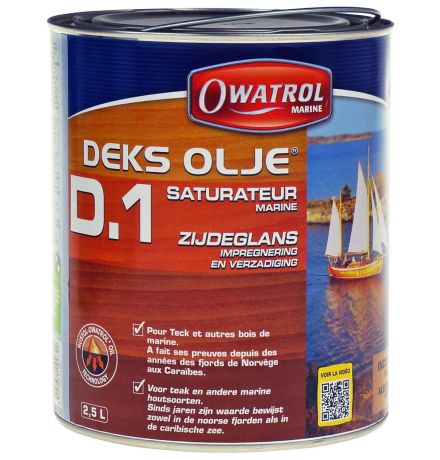 owatrol deks olje d1 olie (transparant) (2,5ltr) main product photo