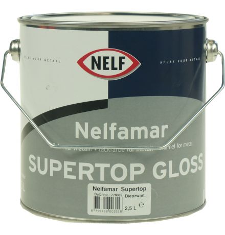 nelf nelfamar supertop gloss (sneeuwwit) 2,5 ltr main product photo