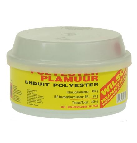 wilsor polyesterplamuur (grijs) 0,4 kilo main product photo