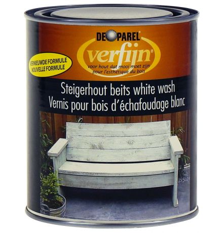 Verfijn Steigerhoutbeits (Wit) 0,75 ltr main product photo