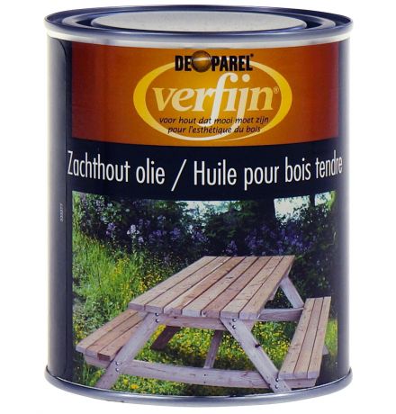Verfijn Zachthout Olie (Transparant) 0,75 ltr main product photo