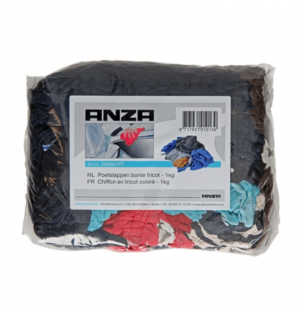 Anza Poetslap tricot Bont 3KG zak main product photo