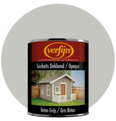 Verfijn Tuinbeits Dekkend (Beton grijs) 2,5 Liter main product photo