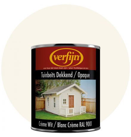 Verfijn Tuinbeits Dekkend (Crème wit (ral 9001)) 0 main product photo