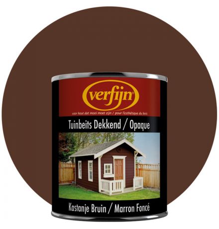 Verfijn Tuinbeits Dekkend (Kastanje bruin) 2,5 Lit main product photo