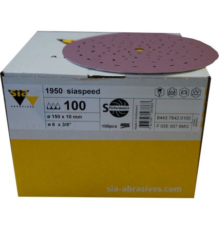 sia 1950 siaspeed schuurschijf 150mm (p320) 100 st main product photo