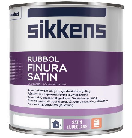 Sikkens Rubbol Finura Satin (donkere kleur) 1 ltr main product photo