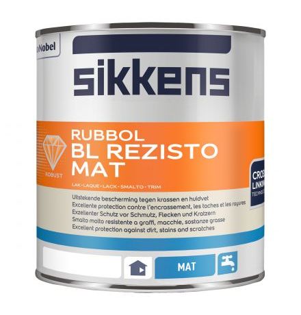 Sikkens Rubbol Bl Rezisto Mat (Wit) 2,5 ltr main product photo