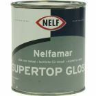 Nelfamar supertop gloss 1 ltr wit/zwart